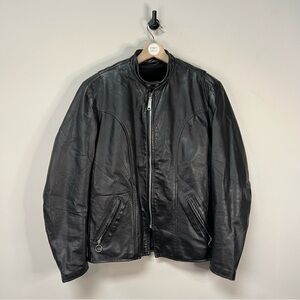 Vintage Brooks Leather Motorcycle Jacket